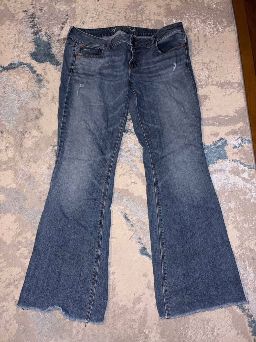 American Eagle Outfitters Medium Blue Skinny Jeans 16 Artist